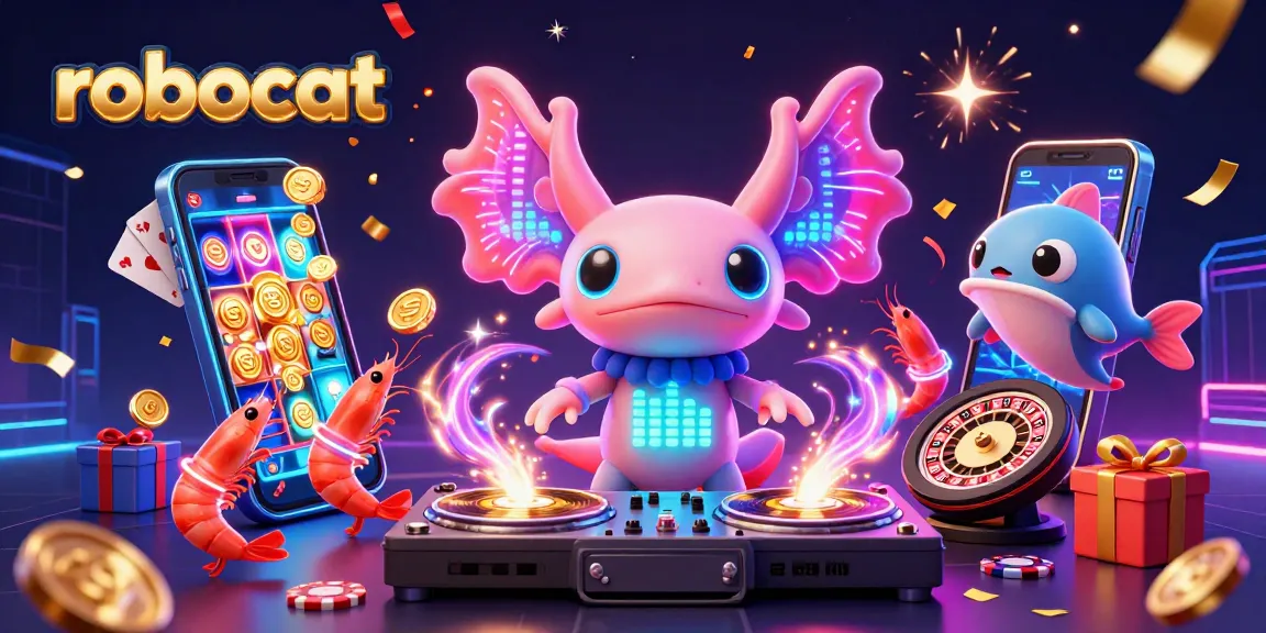 Play exciting games at robocat casino with vibrant characters and dynamic elements.